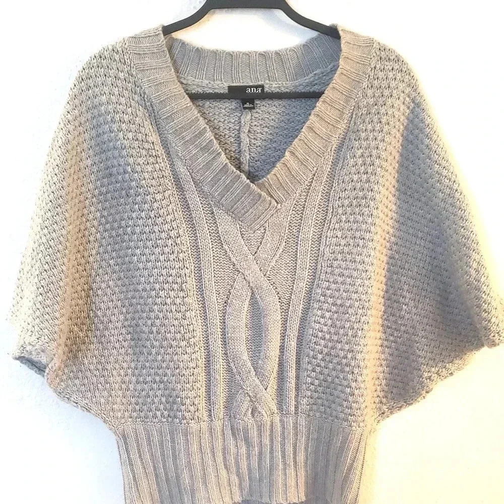 a.n.a. Grey Knit Sweater - Picture 2 of 6